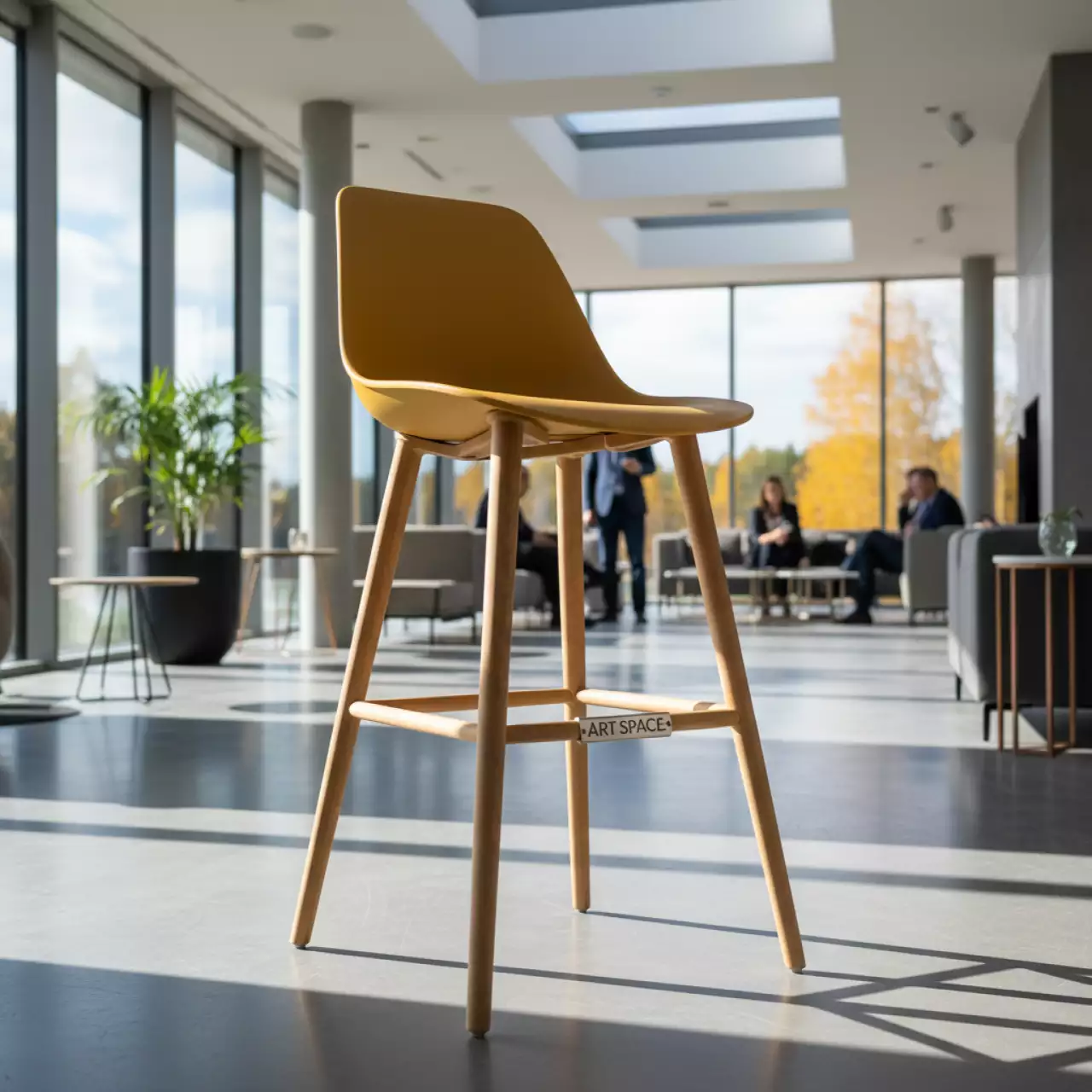 Аренда Стул пластиковый барный Faro в Bridge Resort — ART SPACE