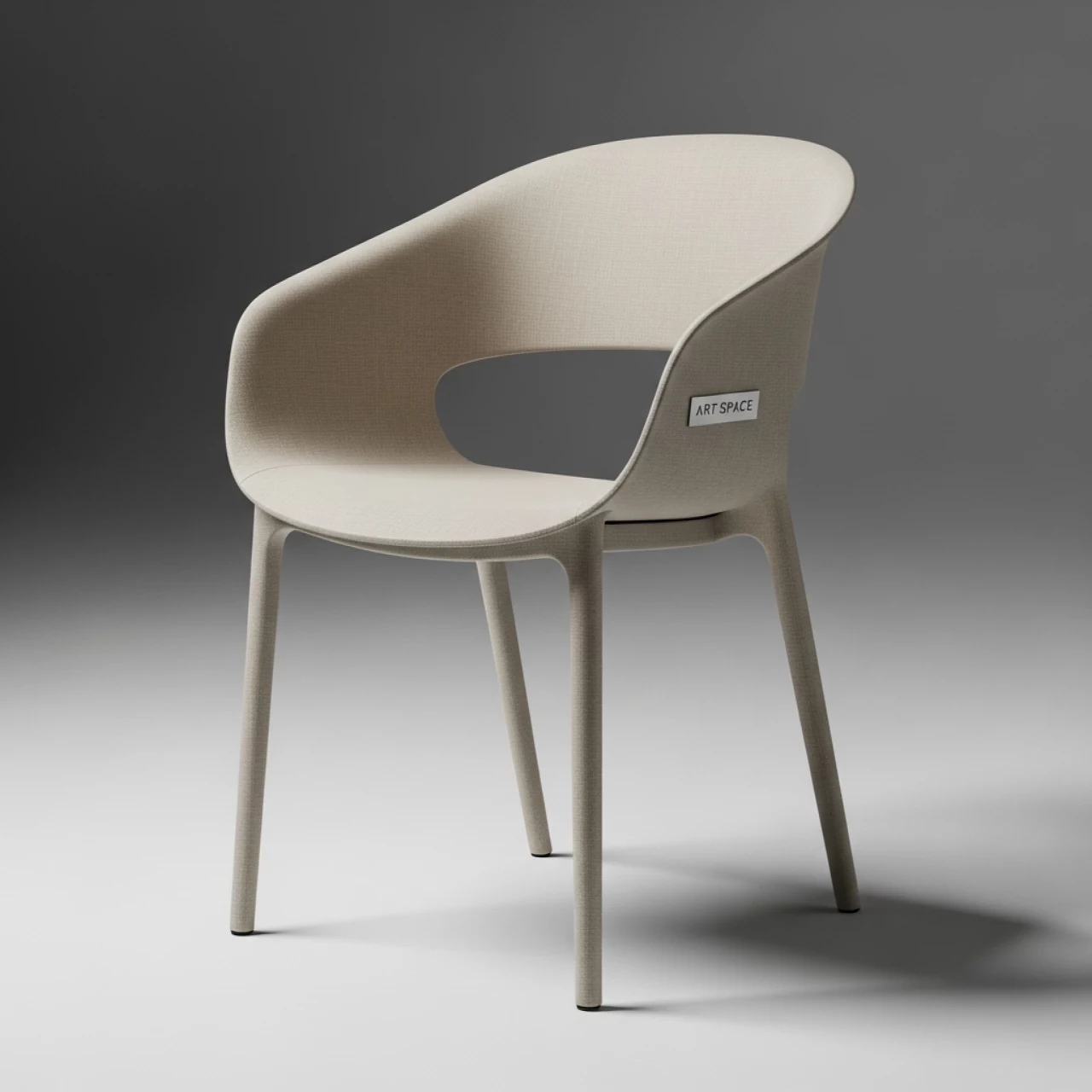 Аренда Стул пластиковый бежевый Hug Go Green в Courtyard by Marriott Sochi — ART SPACE