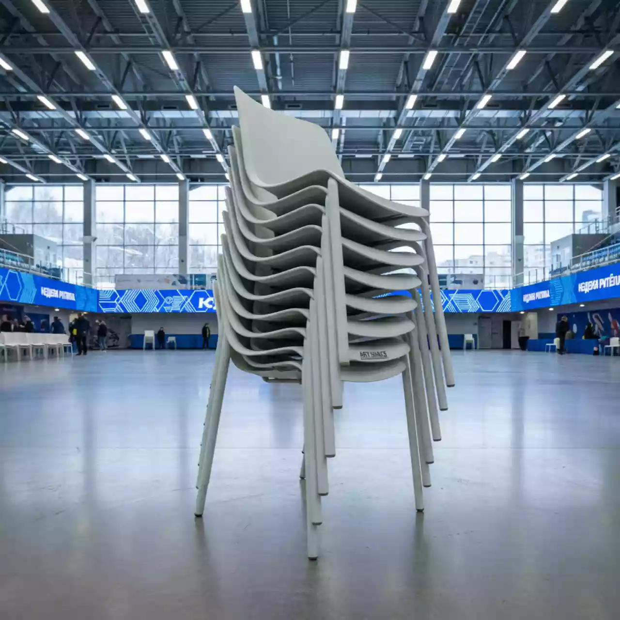 Аренда Стул пластиковый Cross в Керлинговом центре «Ледяной куб» — ART SPACE