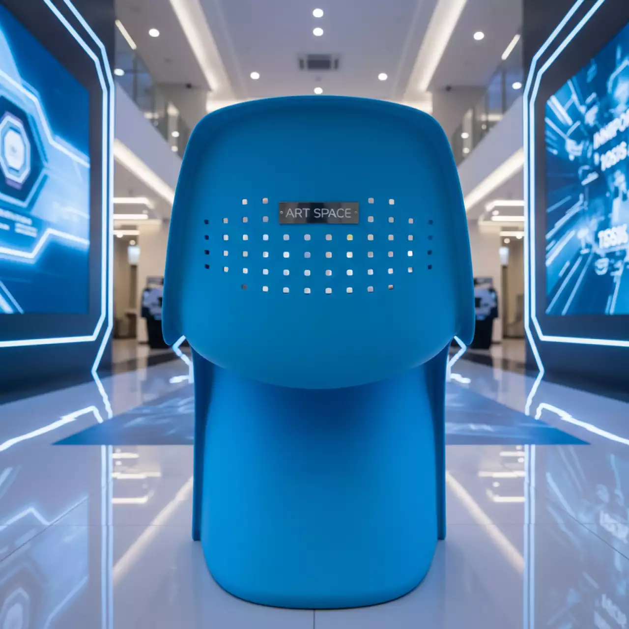 Аренда Стул пластиковый голубой Riva Bistrot в отеле Hyatt Regency Sochi — ART SPACE