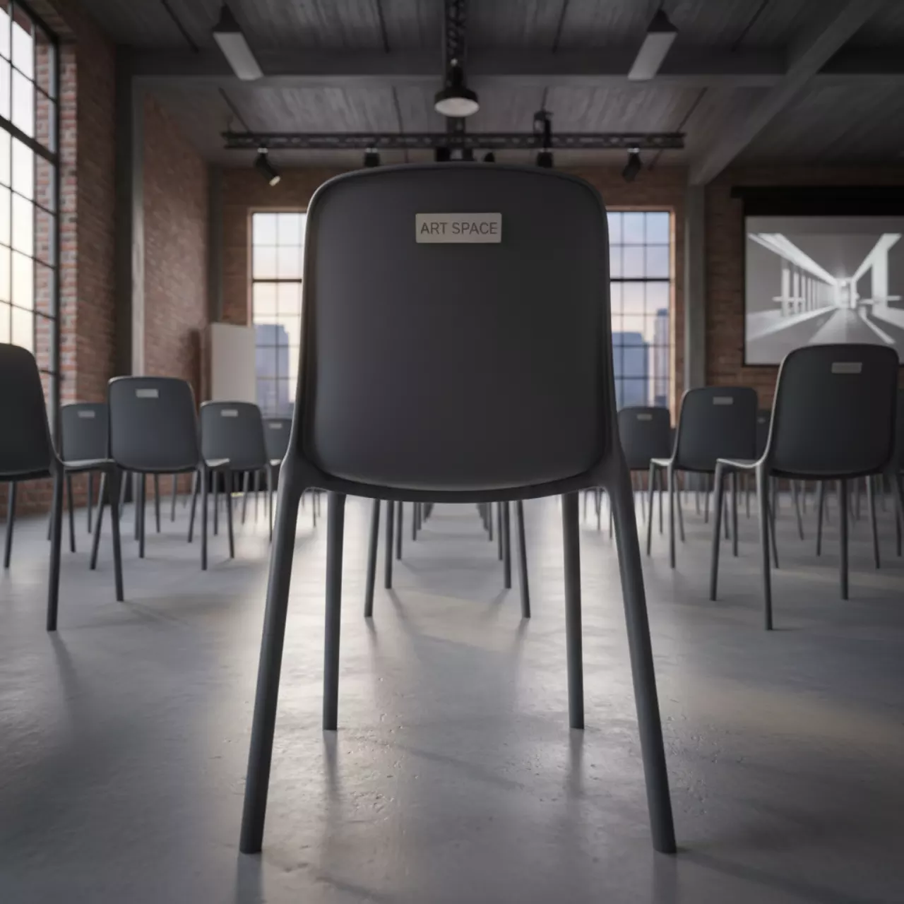 Аренда Стул пластиковый Kanvas TC в лофте «Студия 21» — ART SPACE