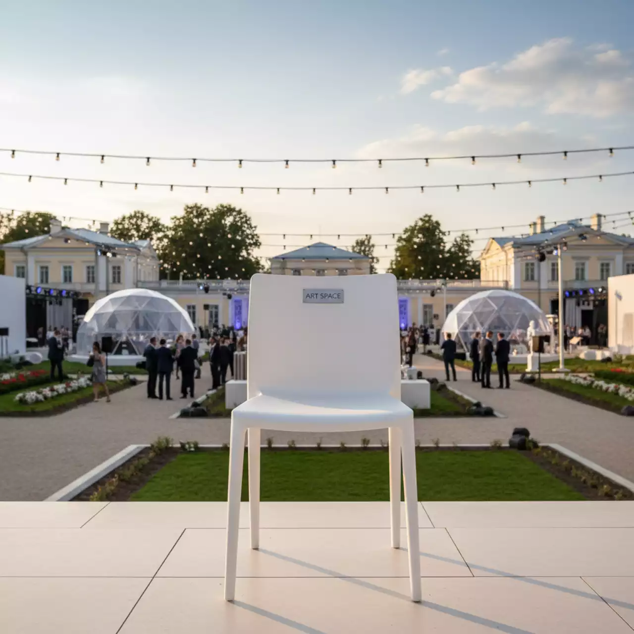 Аренда Стул пластиковый Mya в усадьбе Голицына — ART SPACE