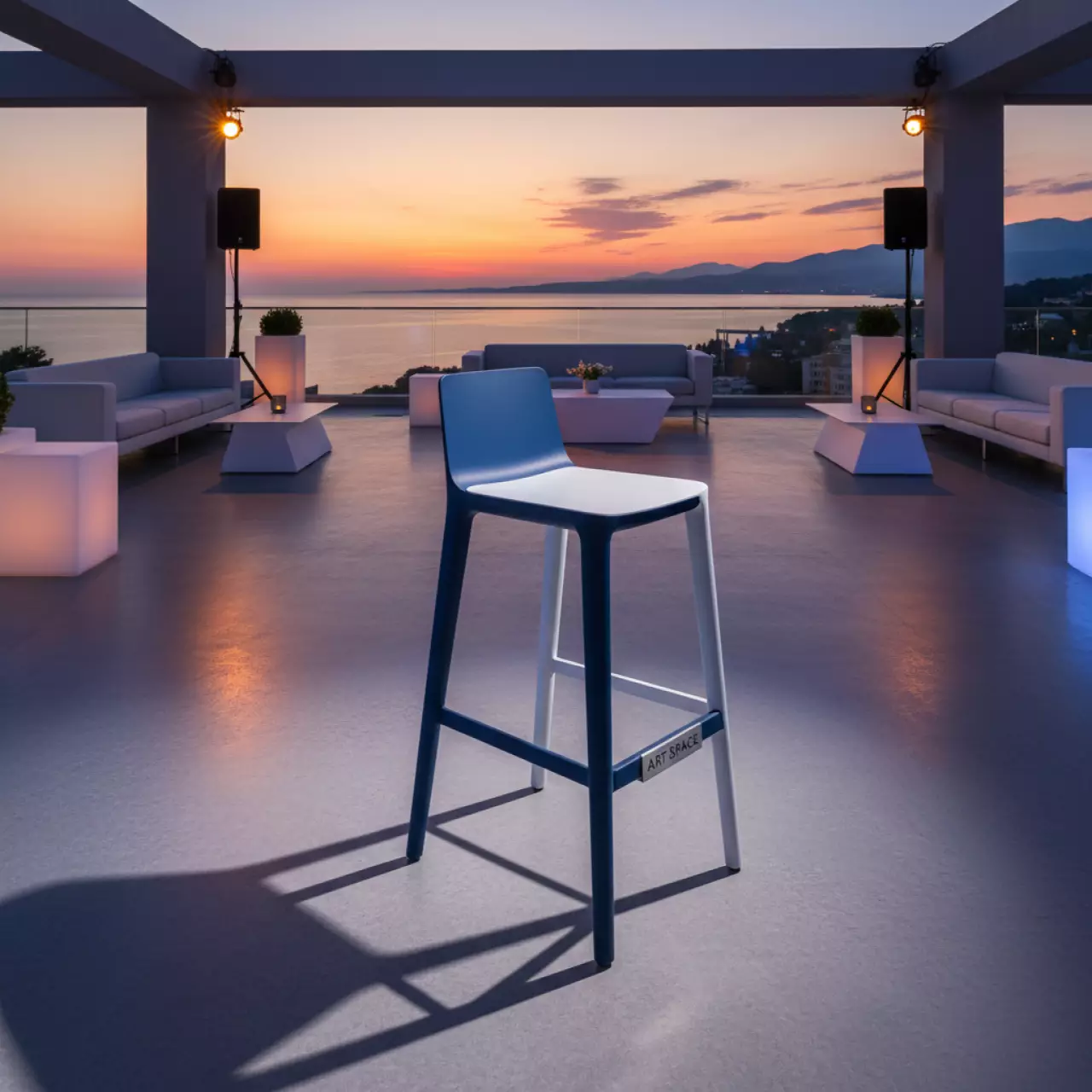 Аренда Стул пластиковый полубарный Faro Mini в отеле Hyatt Regency Sochi — ART SPACE