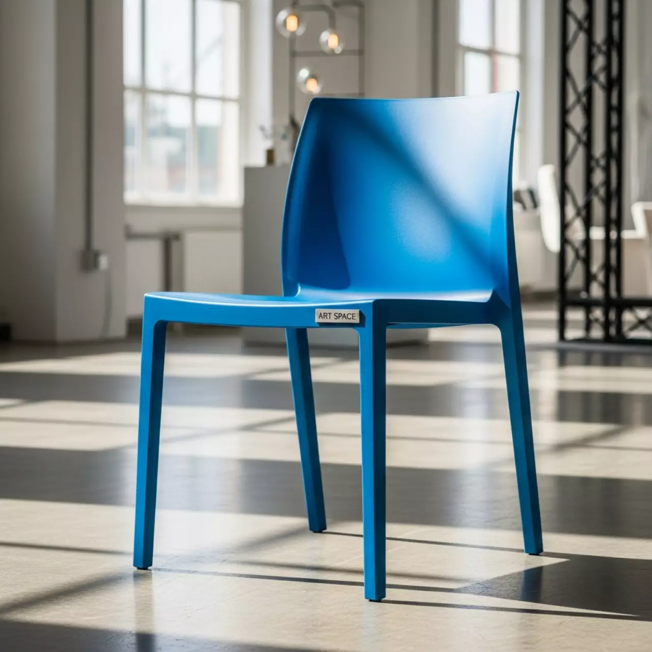 Аренда Стул пластиковый Rich синий в санатории «Металлург» — ART SPACE