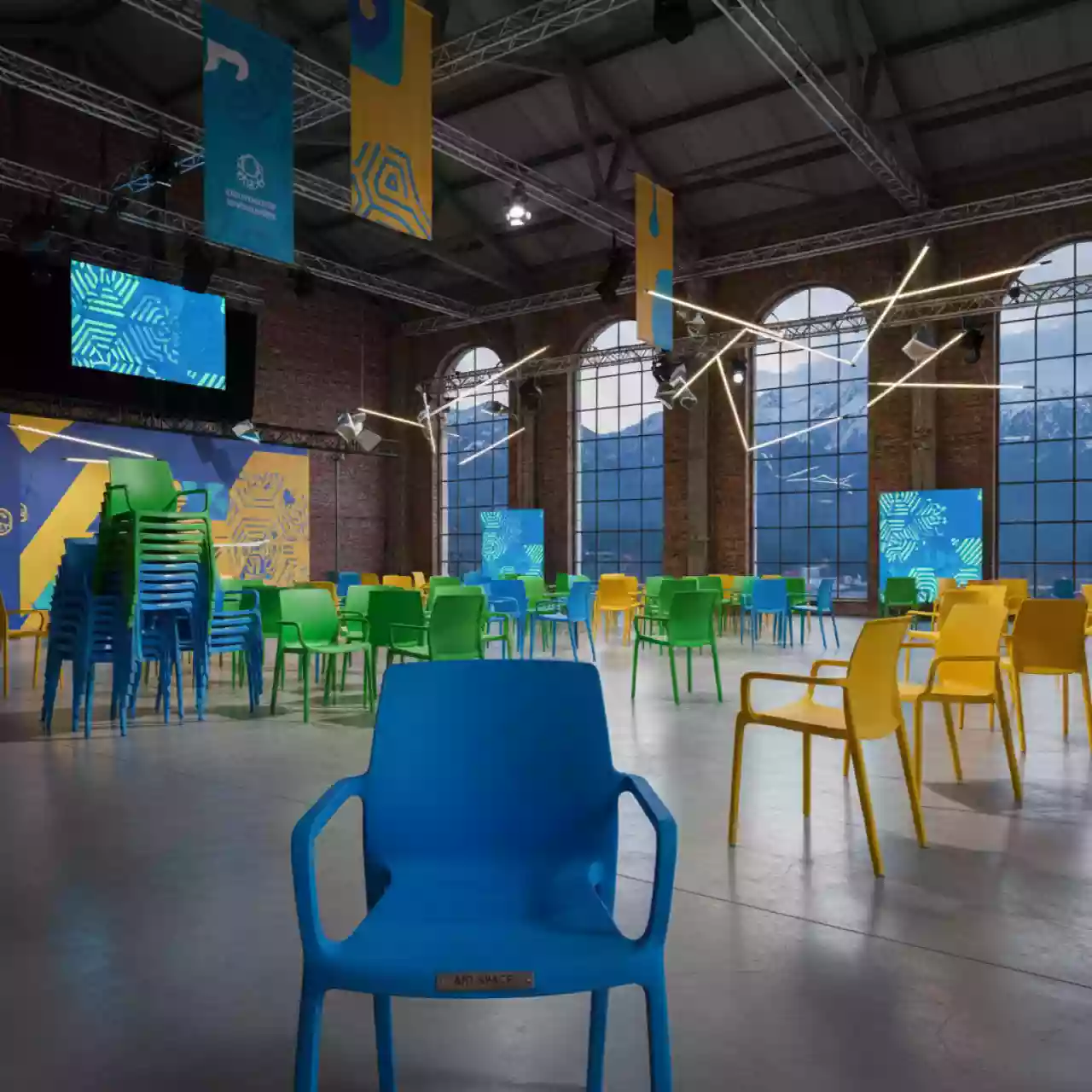 Аренда Стул пластиковый Sai в санатории «Металлург» — ART SPACE