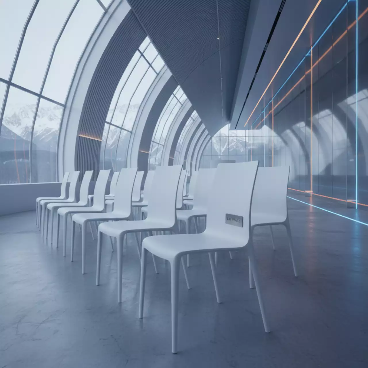 Аренда Стул пластиковый Snille белый в санатории «Русь» — ART SPACE