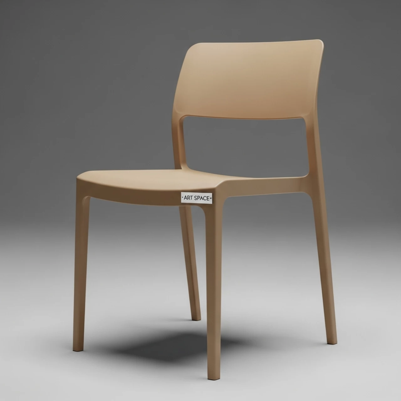 Аренда Стул пластиковый Snow песочный в Imeretinskiy Hotel — ART SPACE