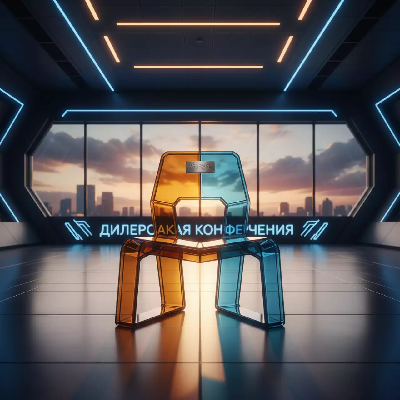 Аренда Стул пластиковый Split в Alpha Sirius — ART SPACE