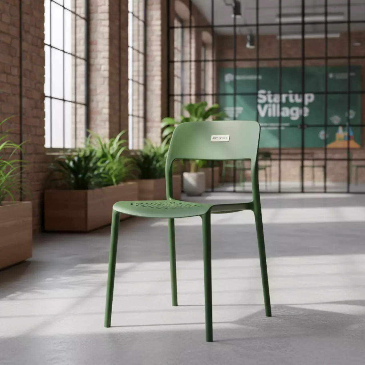 Аренда Стул пластиковый Trill Bistrot агава в санатории «Металлург» — ART SPACE