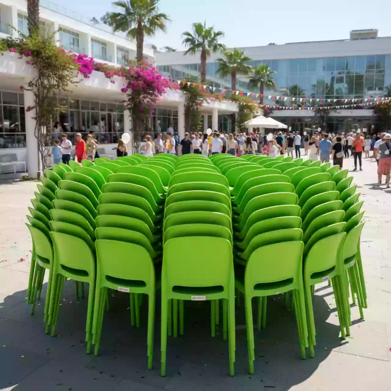 Аренда Стул пластиковый XRB 078 BG Green в санатории «Заполярье» — ART SPACE