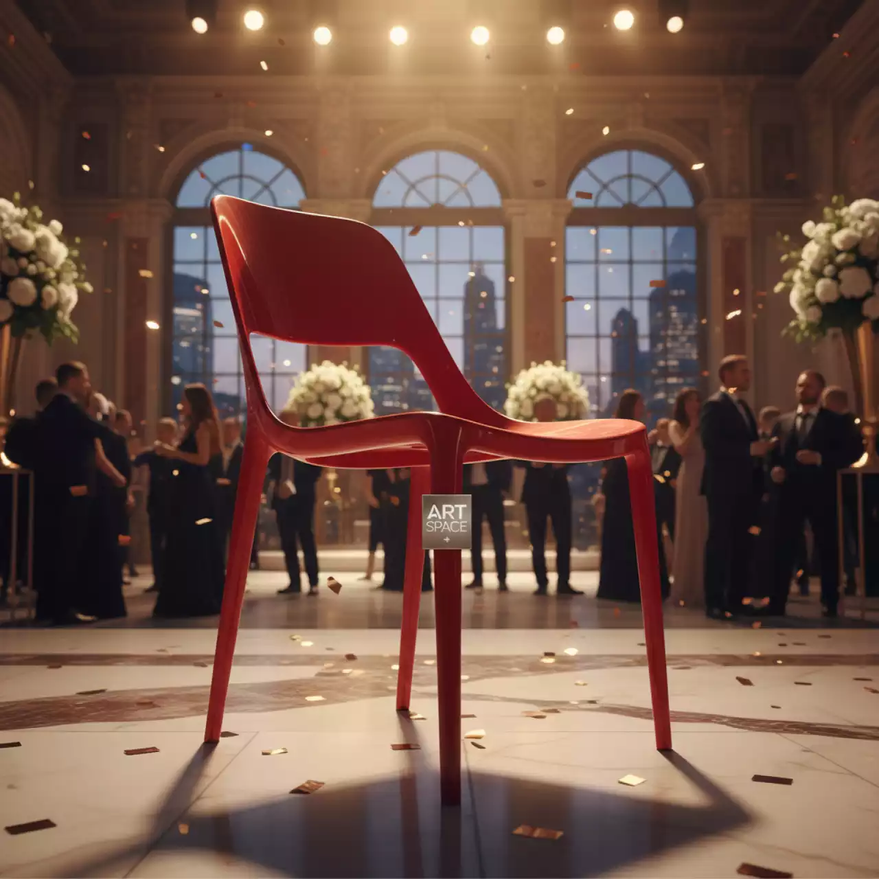 Аренда Стул пластиковый XRF 065 AR Red в Stella di Mosca — ART SPACE