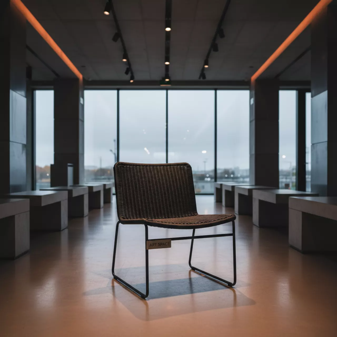 Аренда Стул плетеный Асоль LRC Black в ресторане «Voda» — ART SPACE