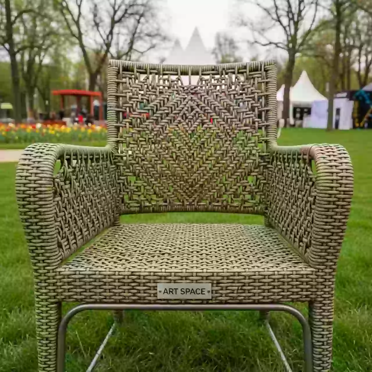Аренда Стул плетеный Бруно в парке «Ривьера» — ART SPACE