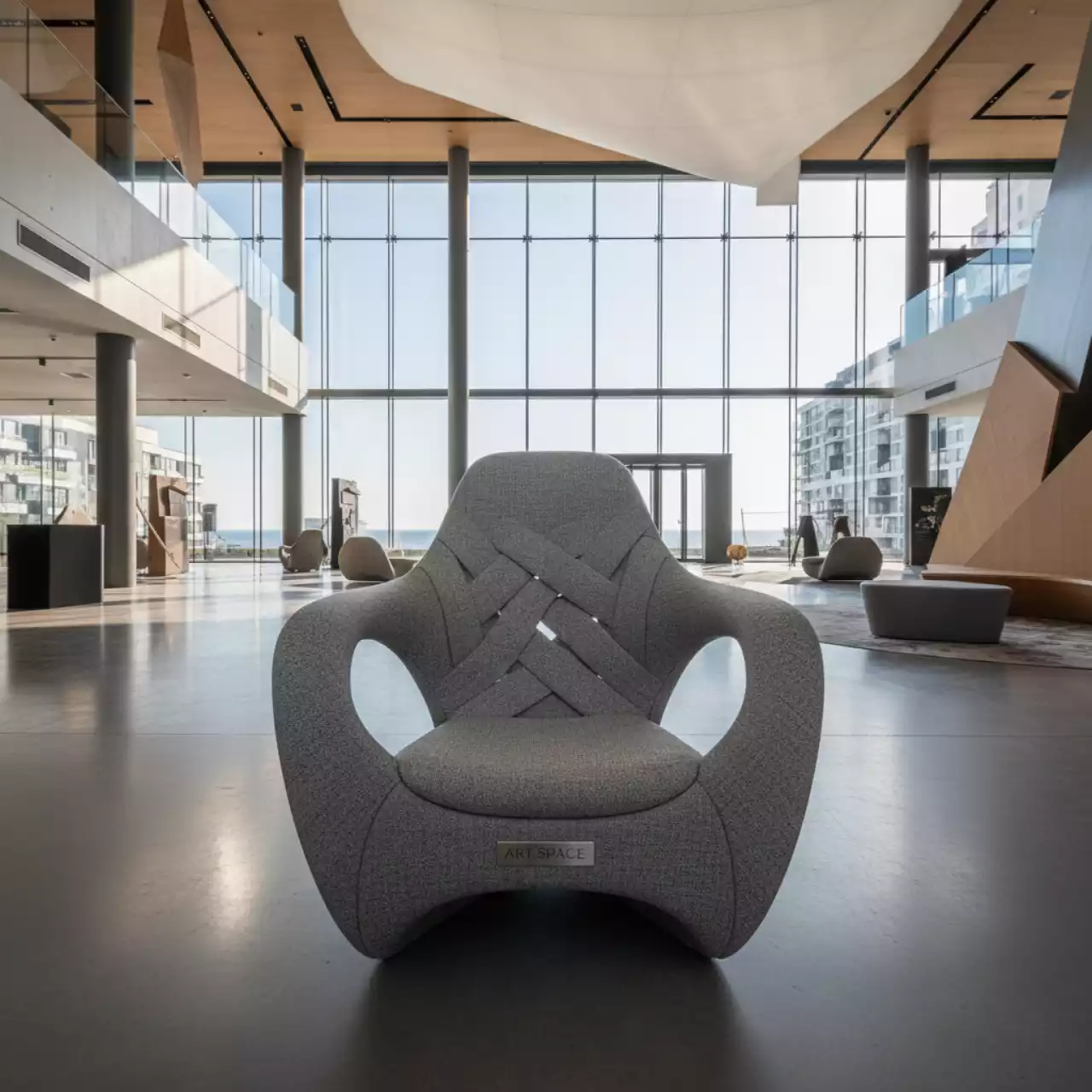 Аренда Стул плетеный Deco серый в Delta Sirius — ART SPACE