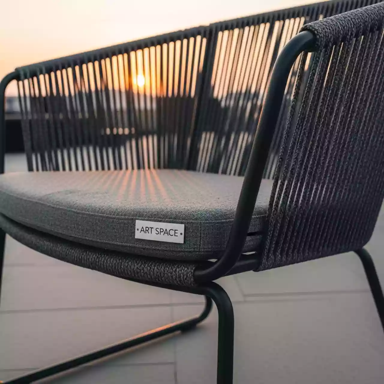 Аренда Стул плетеный из роупа LIO CH st001 W mua H grey H gray в Golden Tulip Rosa Khutor — ART SPACE