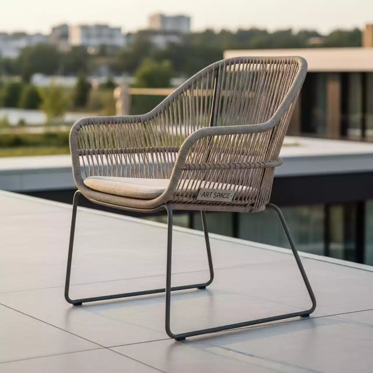 Аренда Стул плетеный MIL CH 001 W SH beige в Karat Resort — ART SPACE