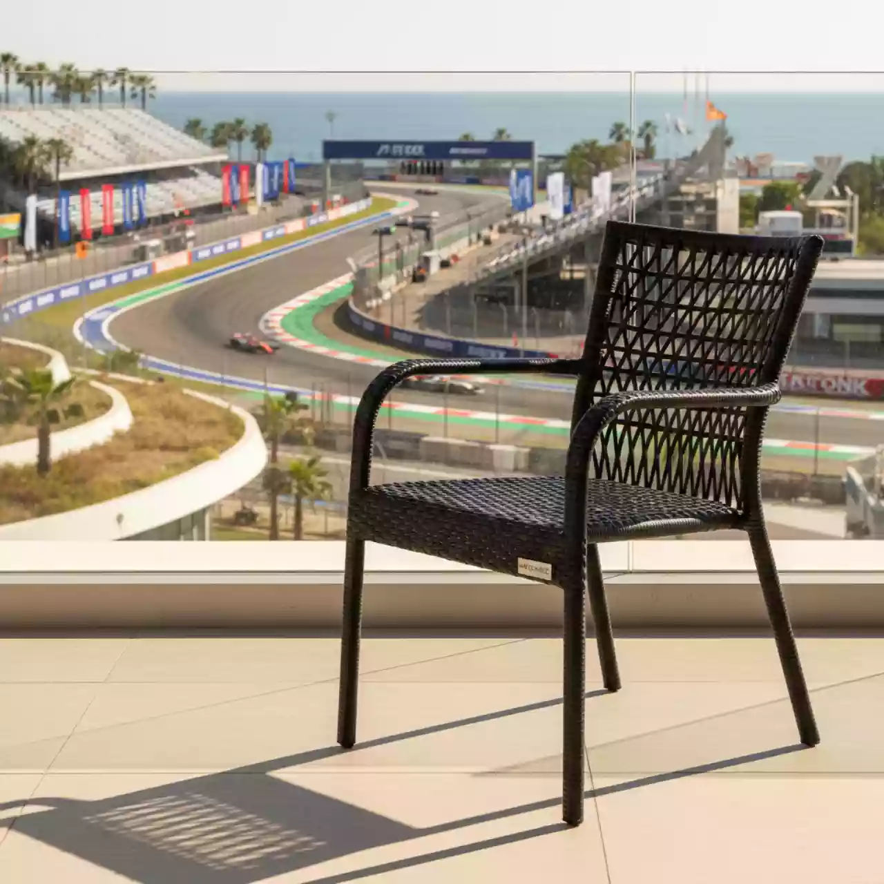 Аренда Стул плетеный Y 272 Black в комплексе Sea Galaxy — ART SPACE