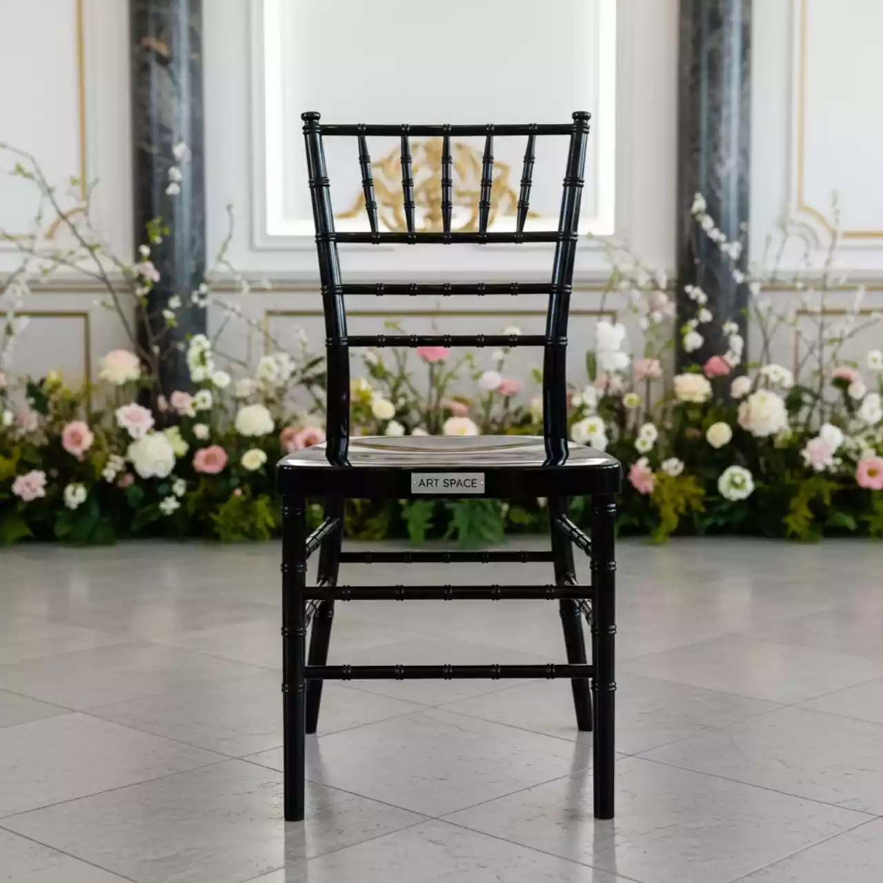 Аренда Стул поликарбонат черный Кьявари на вилле «Анна» — ART SPACE