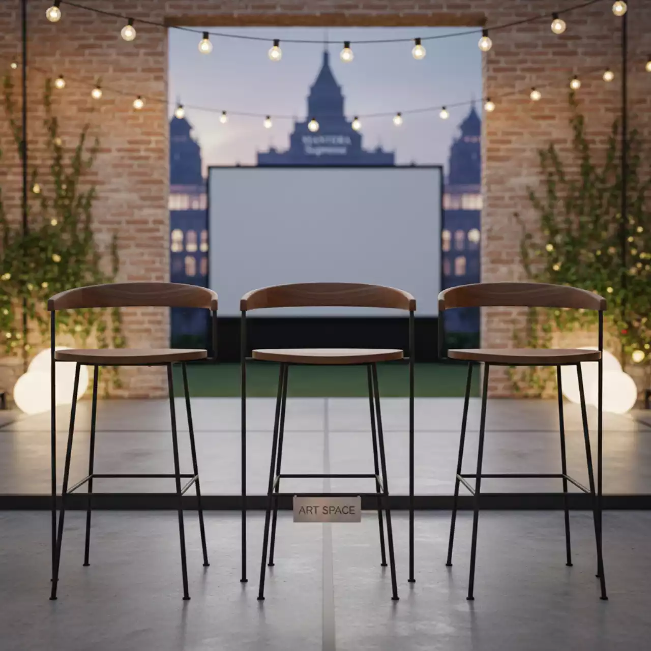 Аренда Стул полубарный Капри в Mantera Supreme — ART SPACE