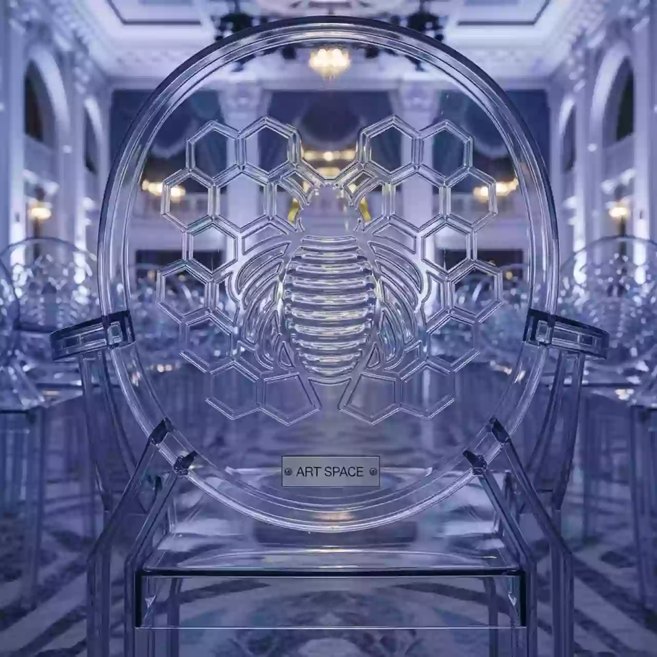 Аренда Стул прозрачный Bee в конгресс-холле отеля Жемчужина — ART SPACE