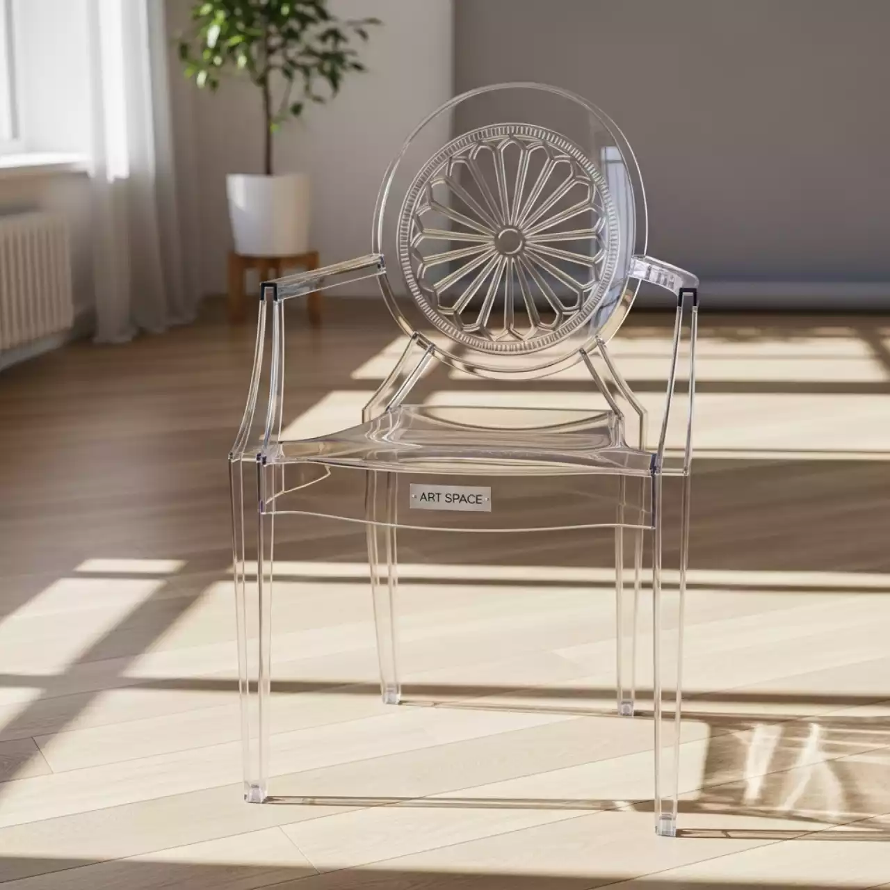 Аренда Стул прозрачный Феникс в этно-парке «Моя Россия» — ART SPACE