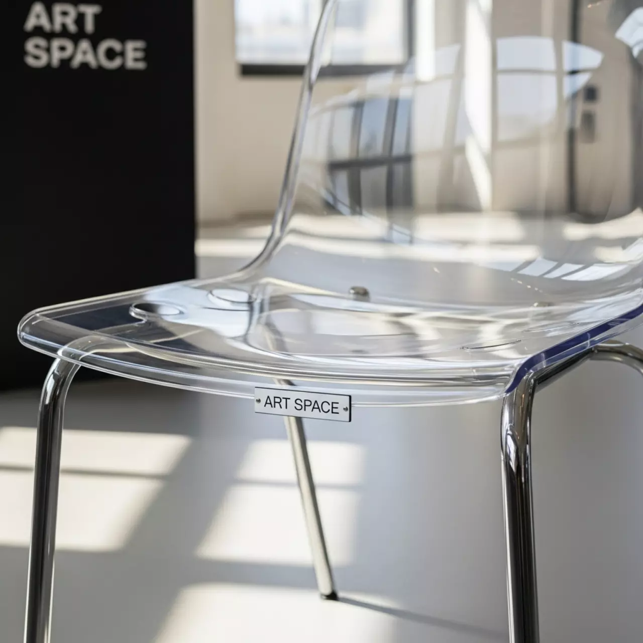 Аренда Стул прозрачный Kuadra в Boutique Hotel PORTUM 1905 — ART SPACE