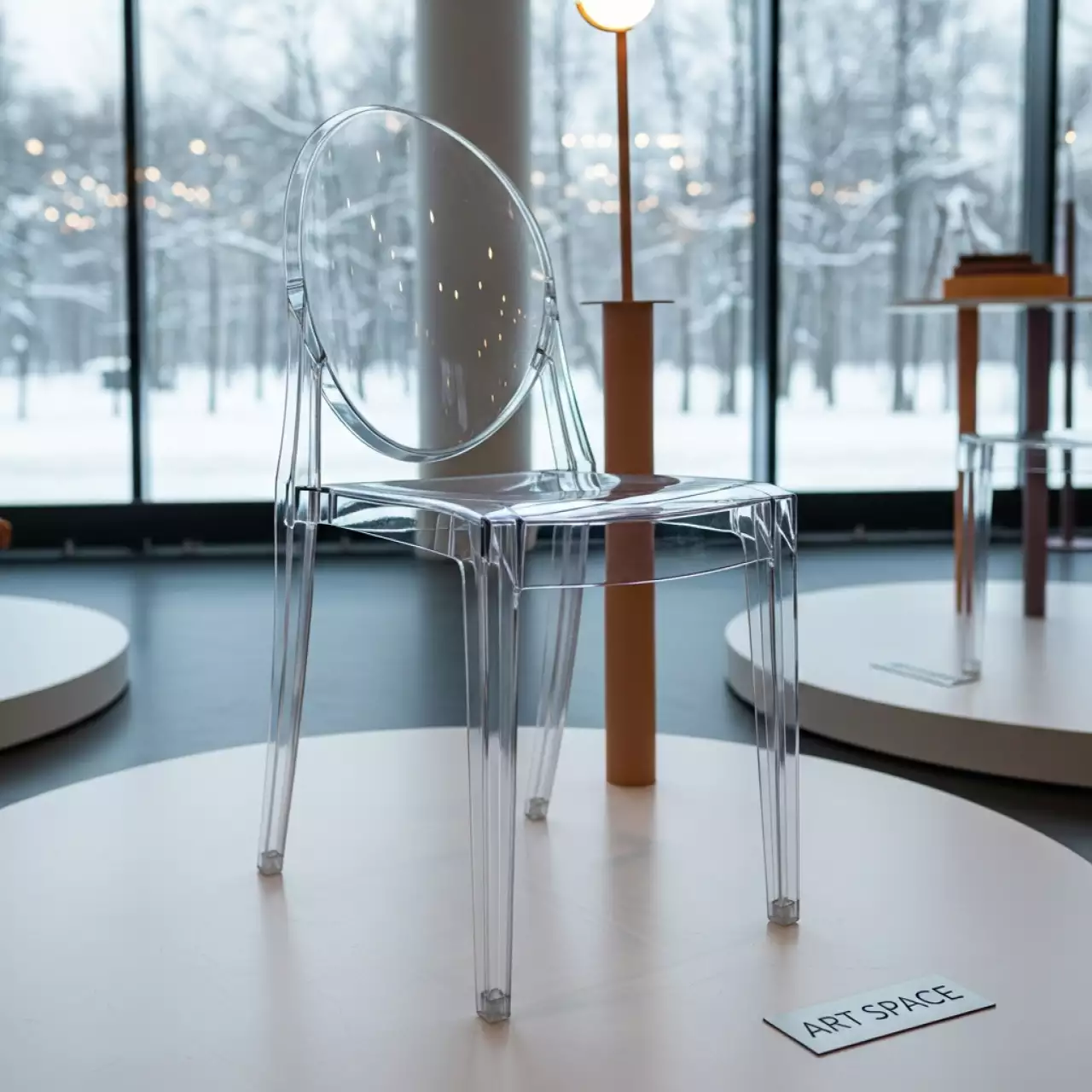 Аренда Стул прозрачный Руффо в санатории «Русь» — ART SPACE