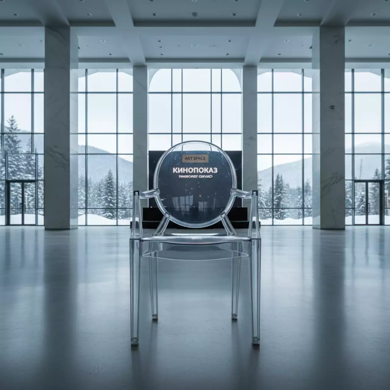 Аренда Стул прозрачный в Университете «Сириус» — ART SPACE