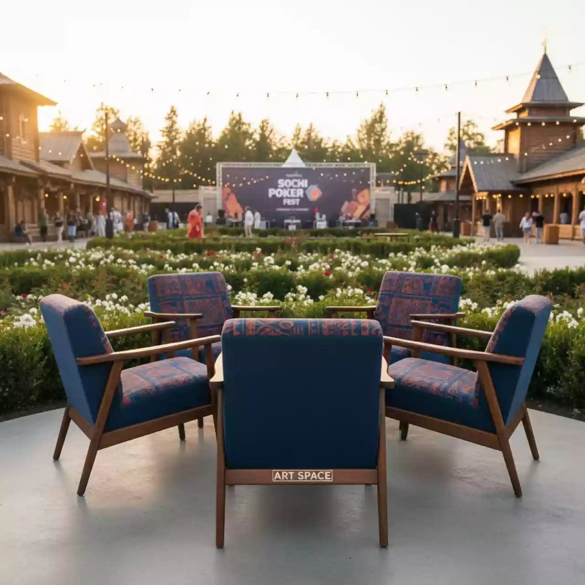 Аренда Стул Pull в этно-парке «Моя Россия» — ART SPACE