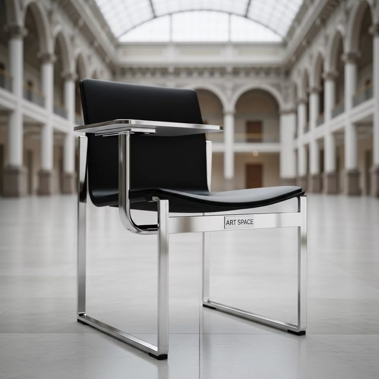 Аренда Стул Rhythm со столиком хром в санатории «Металлург» — ART SPACE