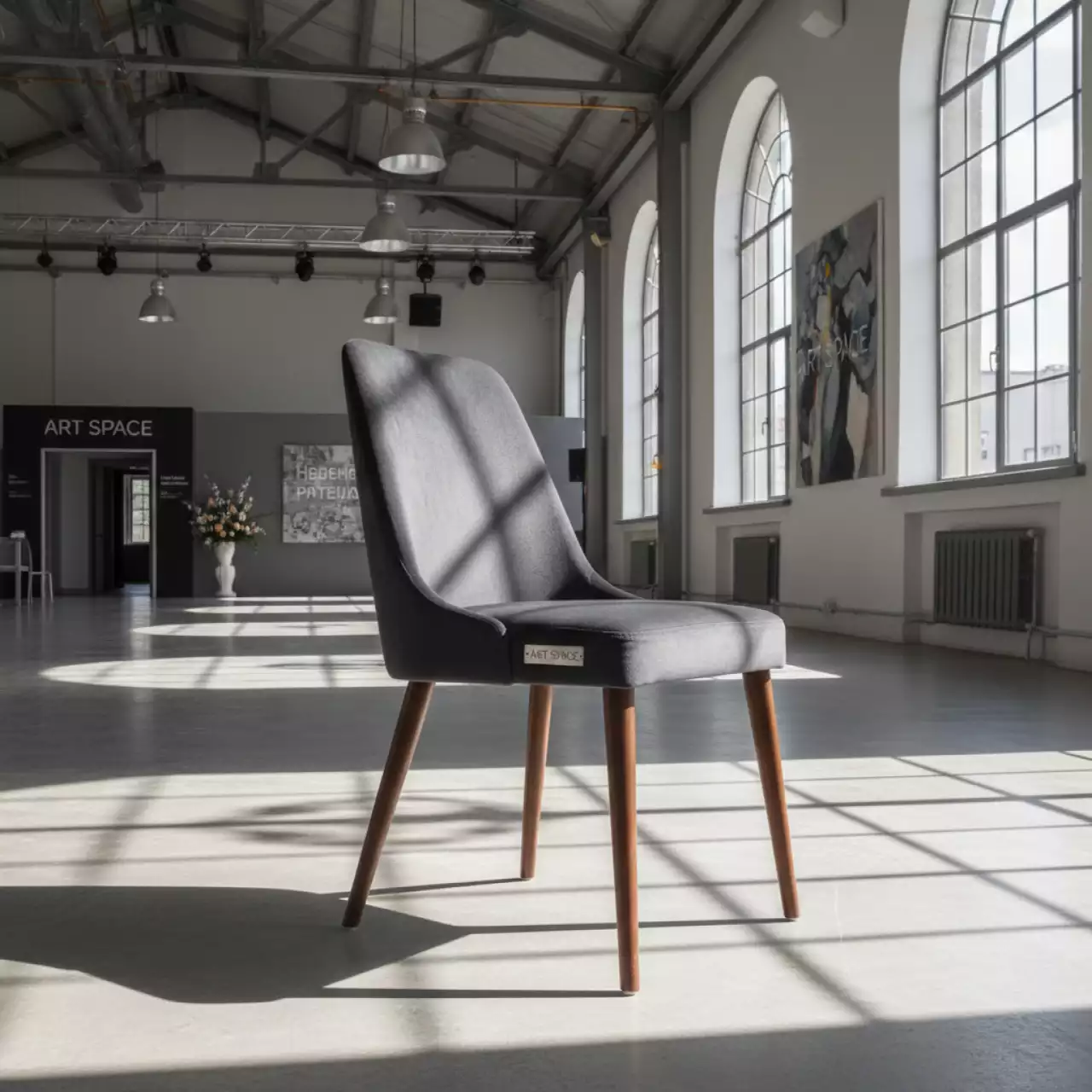 Аренда Стул Ricco велюр Sharli ножки бук старинный орех в Radisson Collection Paradise — ART SPACE