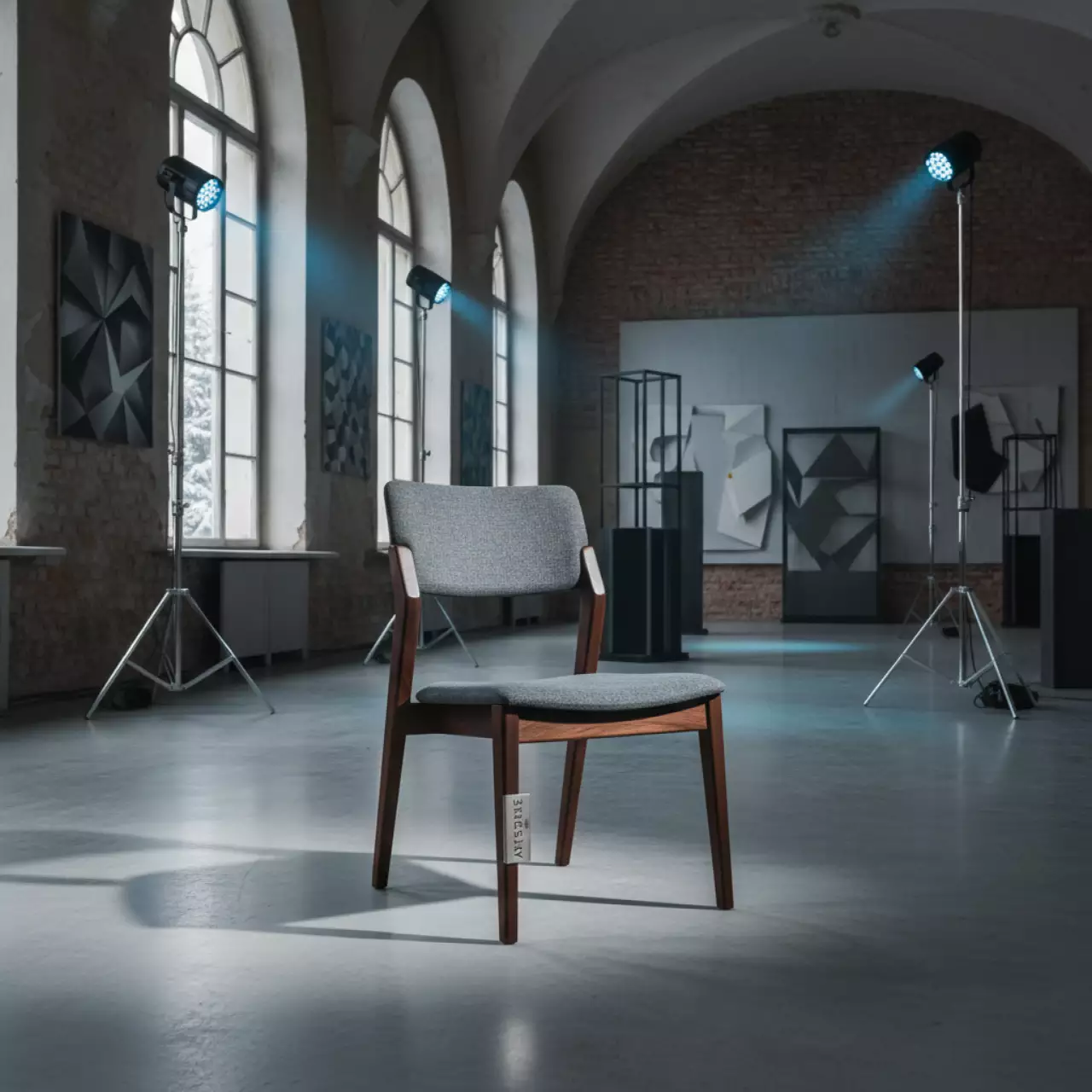 Аренда Стул Рич Орех серый в усадьбе Голицына — ART SPACE