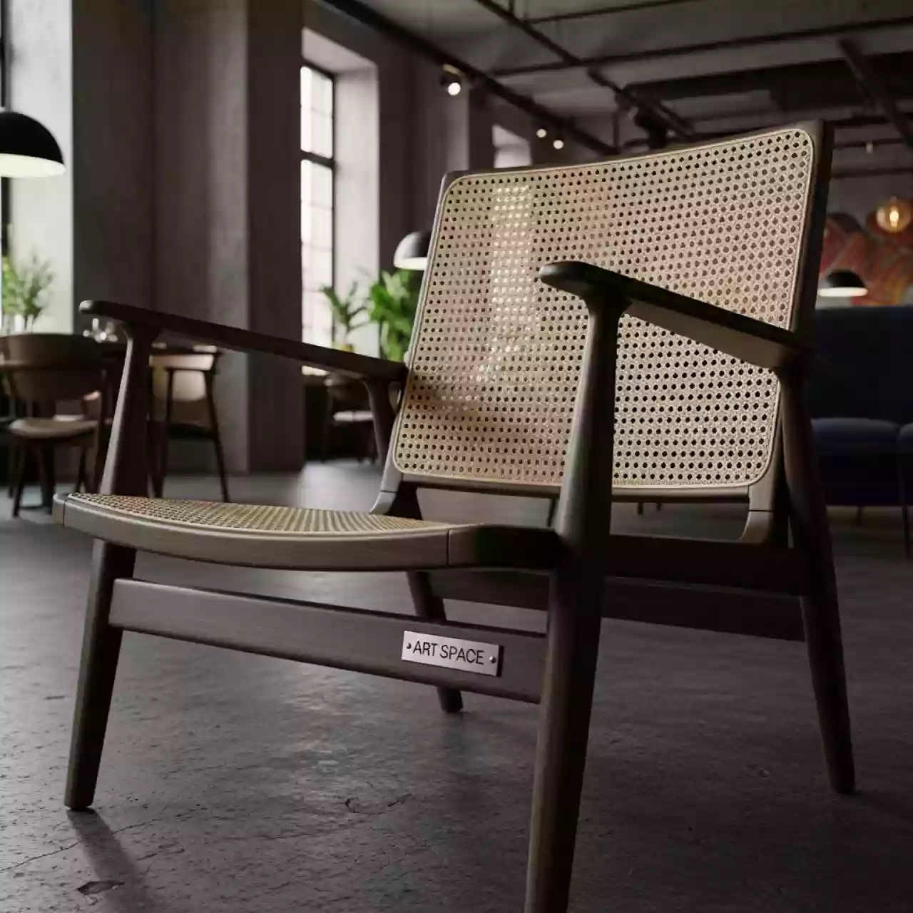 Аренда Стул ротанг в ресторане «Плакучая Ива» — ART SPACE