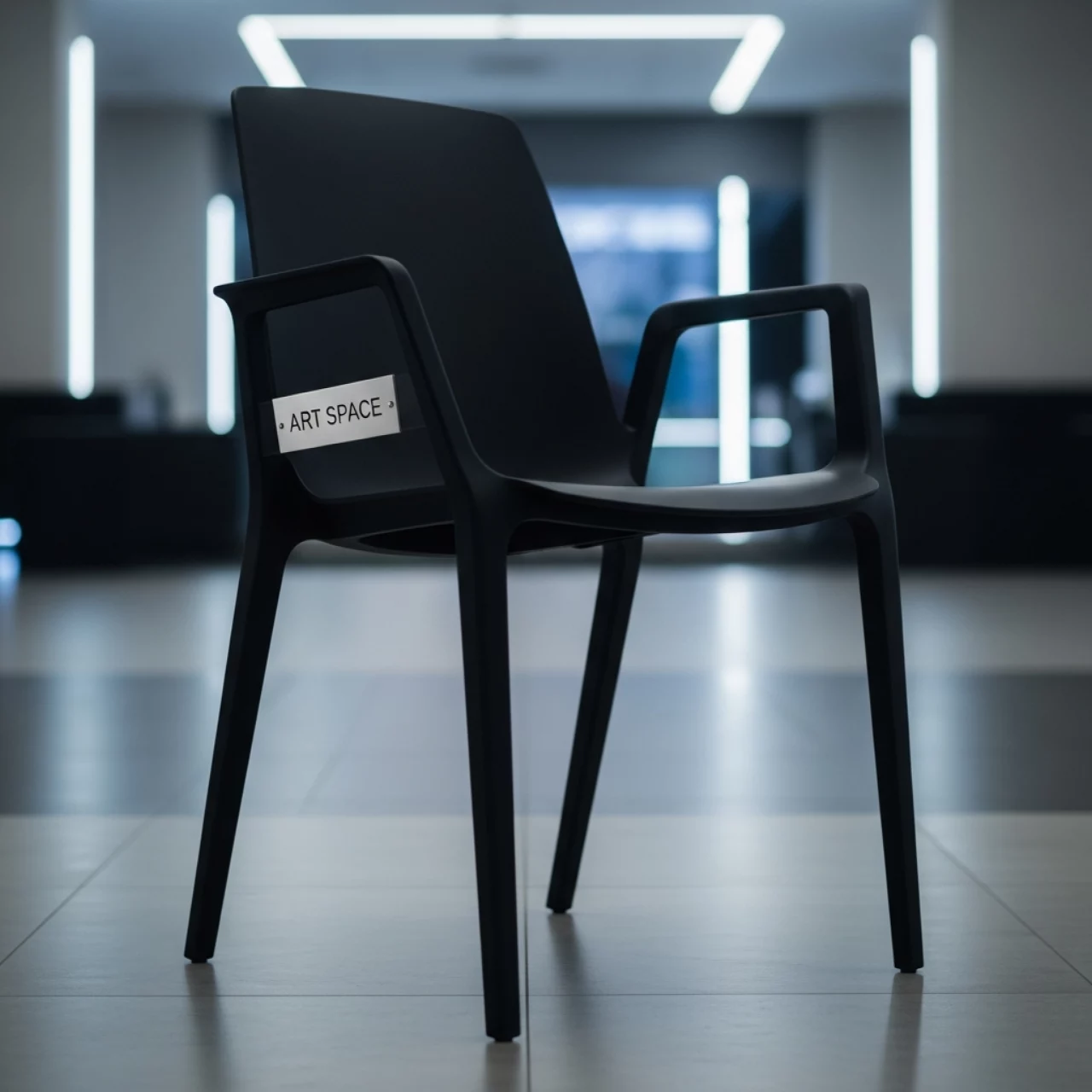 Аренда Стул с подлокотниками Silvia black в Sport Inn Hotel & Wellness — ART SPACE