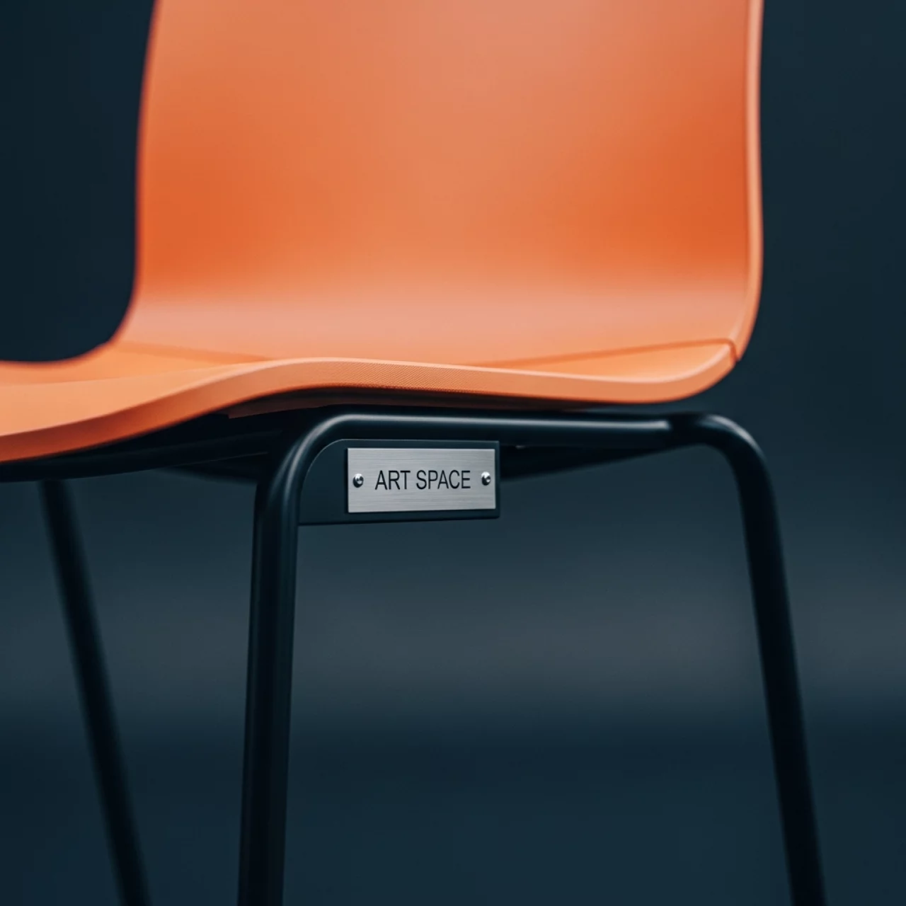 Аренда Стул Саф Ина каркас черный светло оранжевый в Radisson Hotel Rosa Khutor — ART SPACE