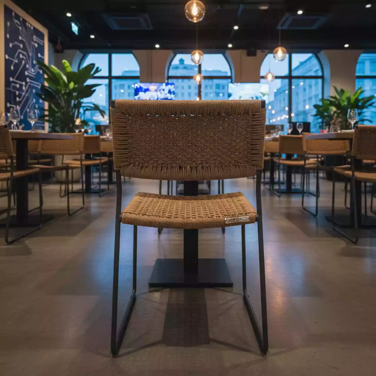 Аренда Стул Safir рогожка в ресторане «Баран-Рапан» — ART SPACE