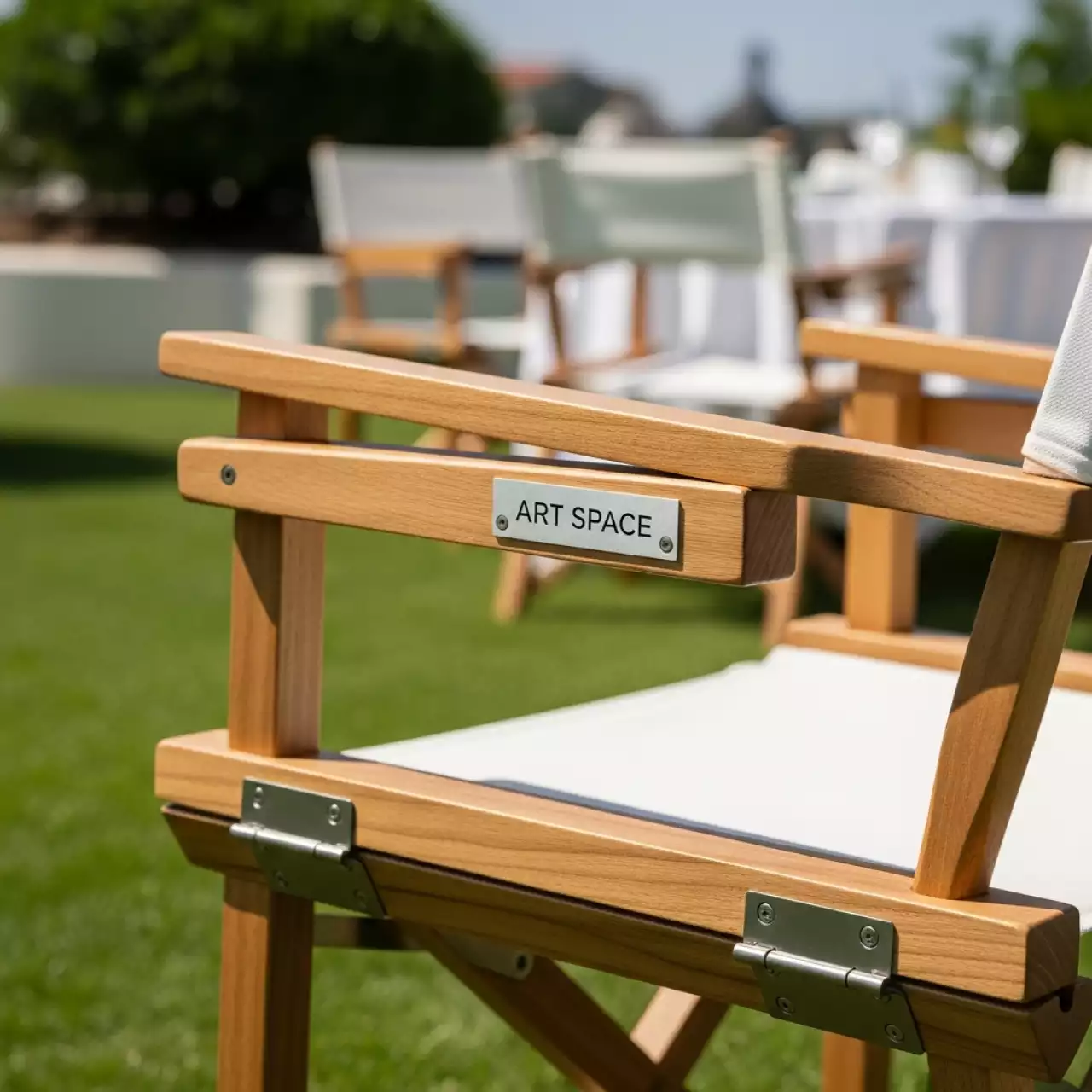 Аренда Стул складной деревянный для пикника в ресторане «Sanremo» — ART SPACE