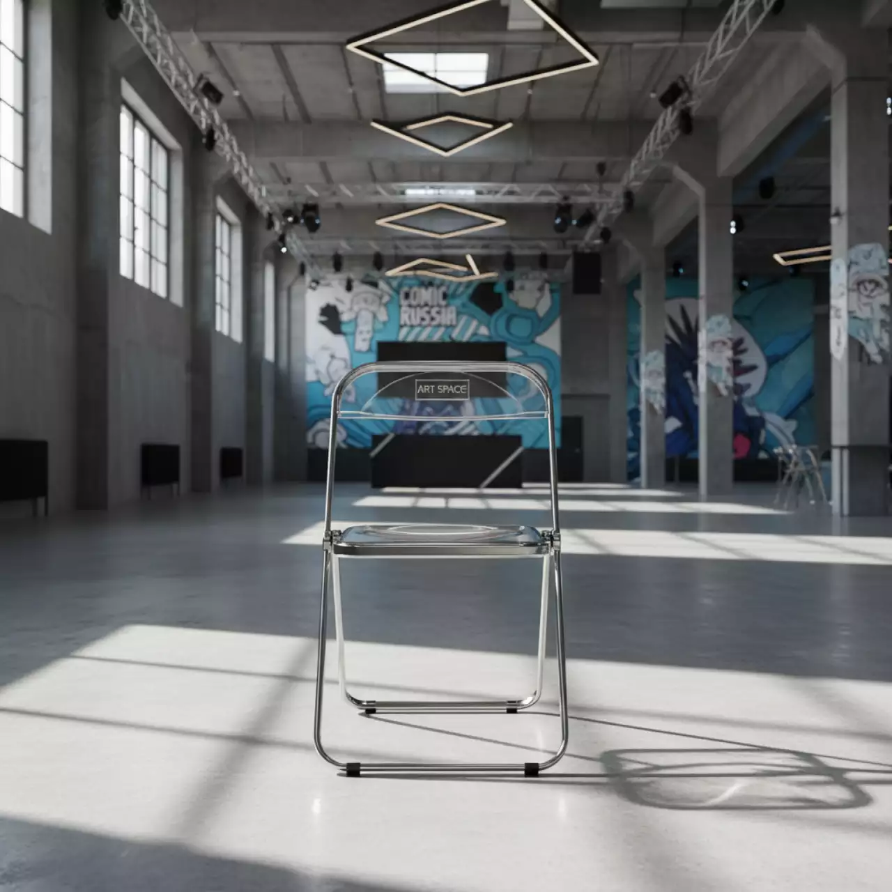 Аренда Стул складной Ghost Lite в Gamma Sirius — ART SPACE