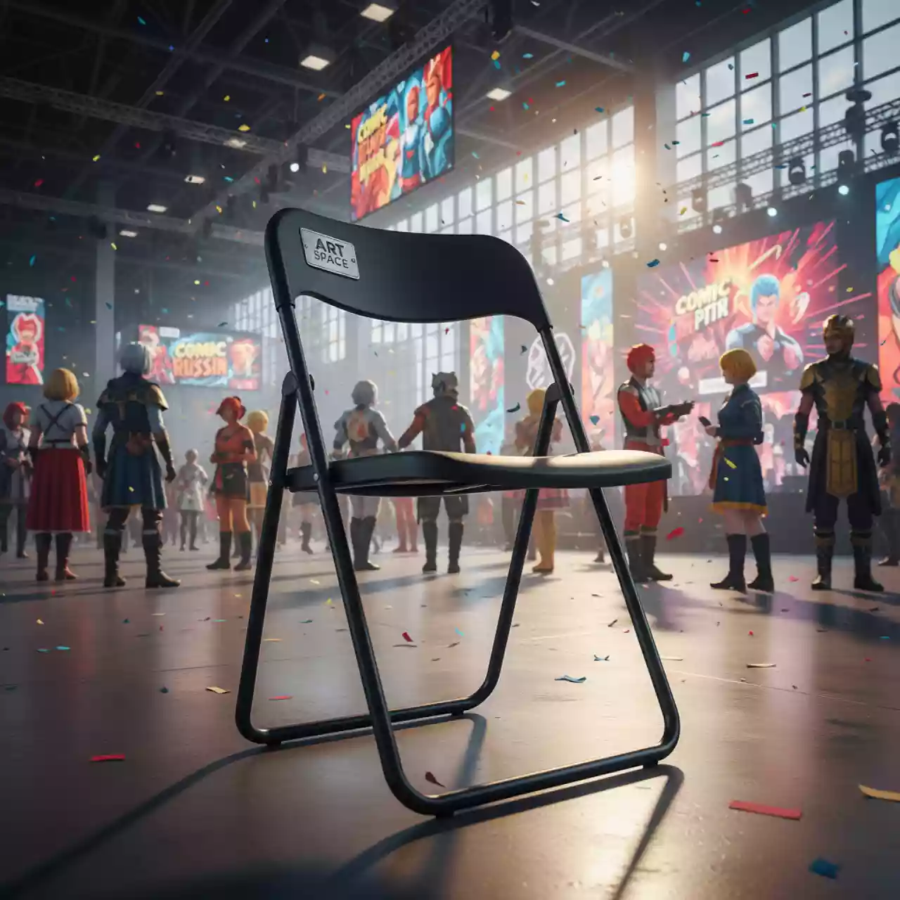 Аренда Стул складной Мармарис черный в комплексе Sea Galaxy — ART SPACE