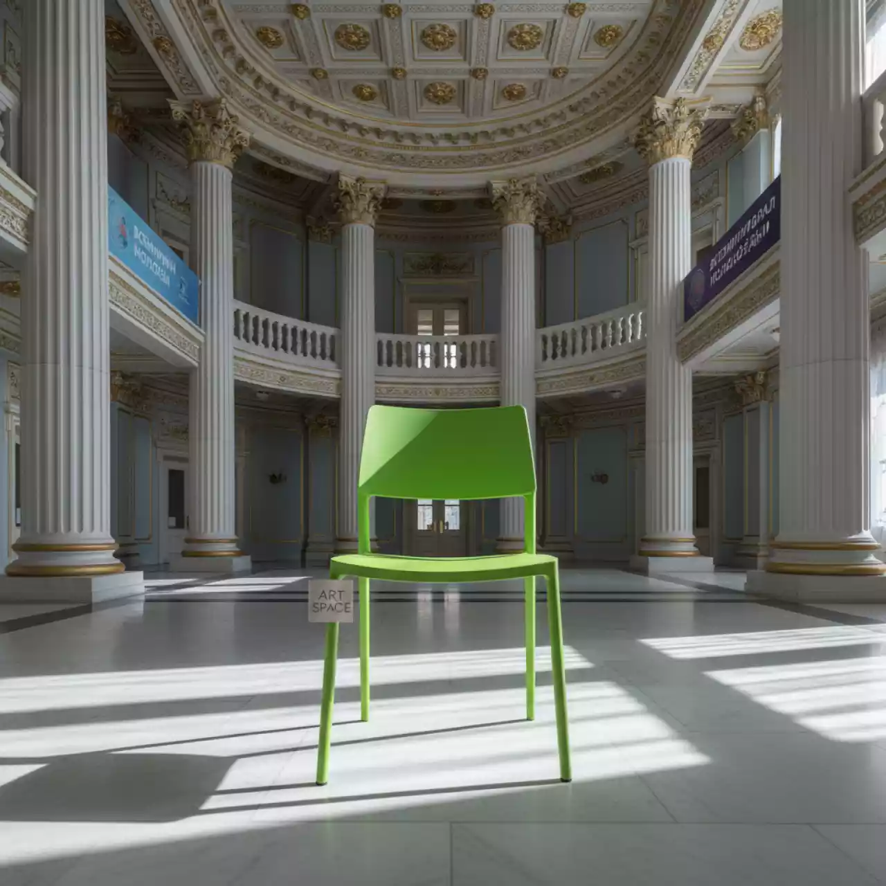 Аренда Стул складной Мармарис салатовый в Зимнем театре — ART SPACE