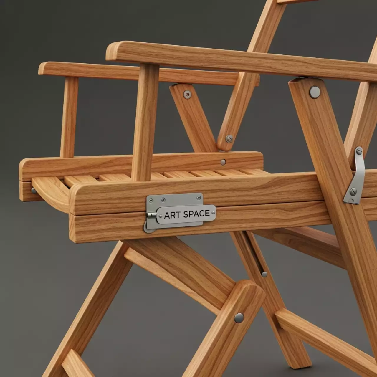 Аренда Стул складной Oxford из акации с подлокотниками в Сочи Парк Отеле — ART SPACE