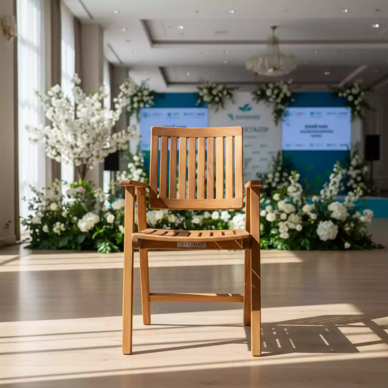 Аренда Стул складной Turin тик в Гранд Отель Поляна — ART SPACE