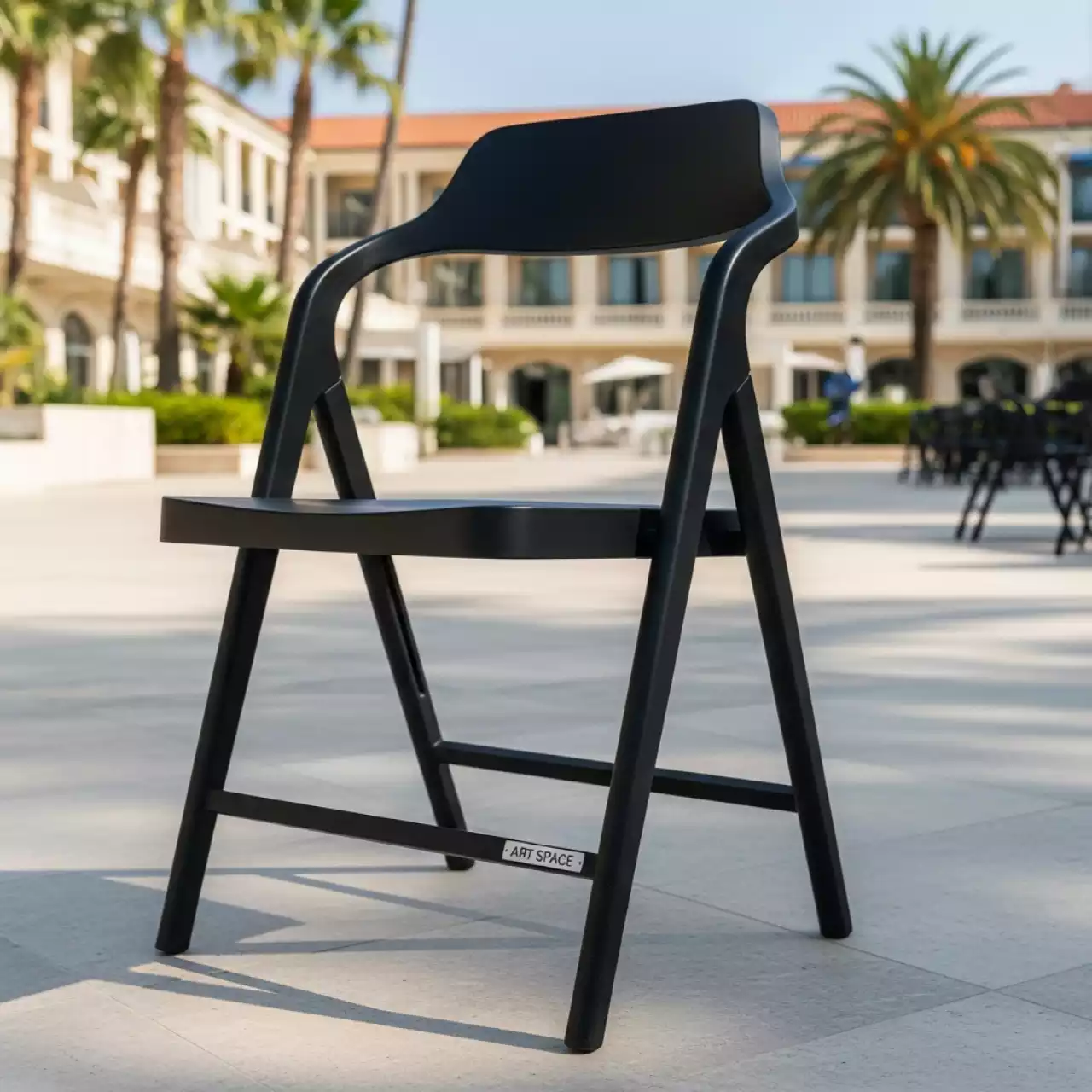 Аренда Стул складной Visage Black в санатории «Металлург» — ART SPACE