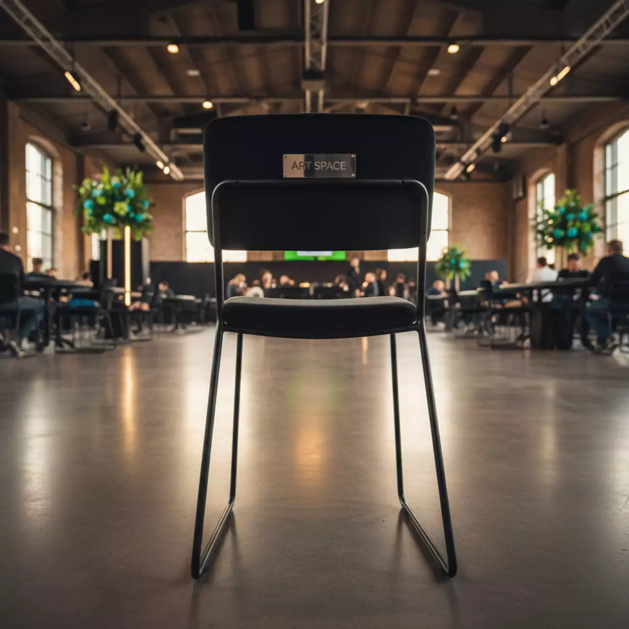 Аренда Стул Stars LS черный каркас черный велюр в Green Flow Hotel — ART SPACE