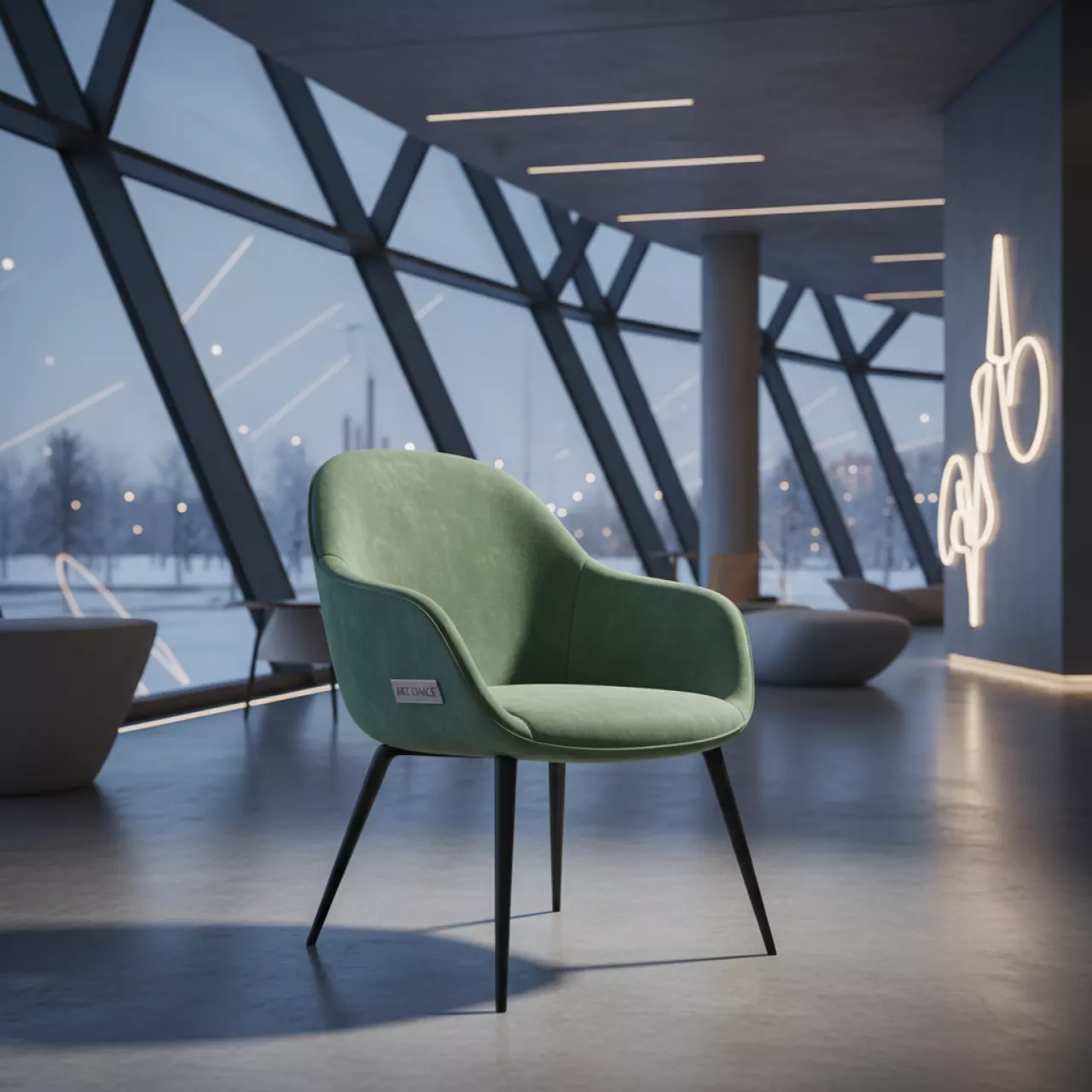 Аренда Стул Stars V O велюр фисташковый в Rodina Grand Hotel & SPA — ART SPACE