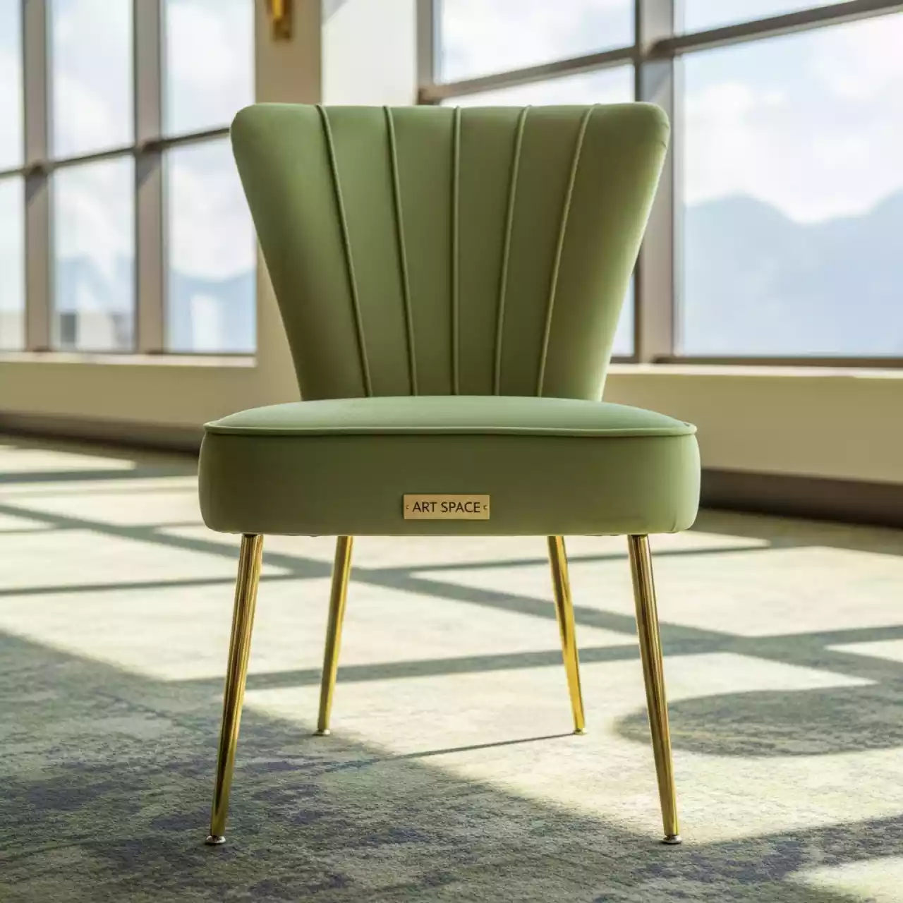 Аренда Стул Stars V S фисташковый велюр в Rixos Krasnaya Polyana — ART SPACE