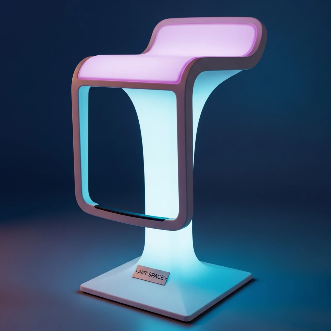 Аренда Стул светильник барный на аккумуляторе с пультом в ледовом дворце «Большой» — ART SPACE