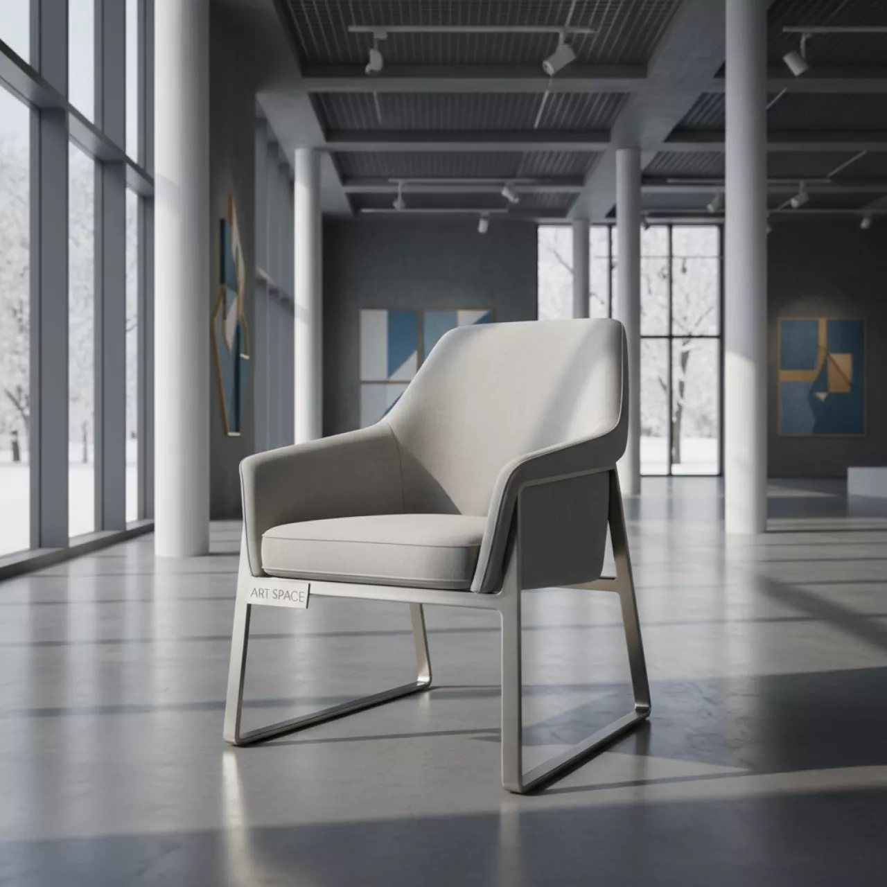 Аренда Стул светло серый Флекс Original в Radisson Collection Paradise — ART SPACE