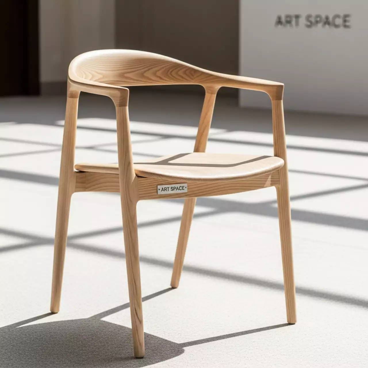 Аренда Стул Такер бежевый деревянный в Гранд Отель Сочи — ART SPACE