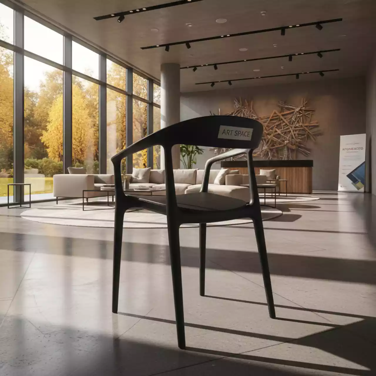 Аренда Стул Такер деревянный черный в Sport Inn Hotel & Wellness — ART SPACE